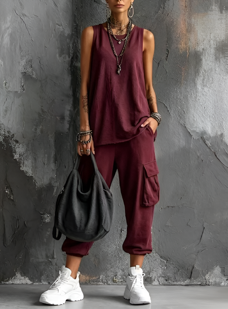Valentina | Cozy Casual Ensemble with Pockets