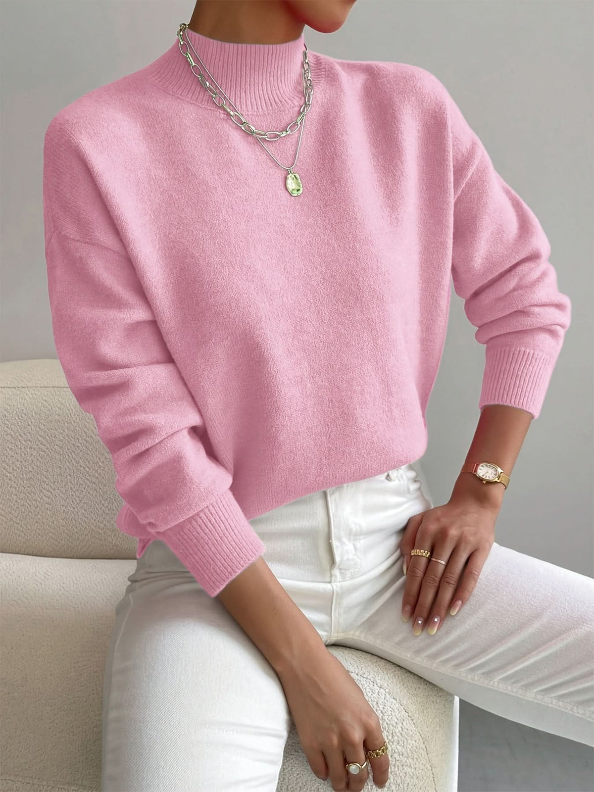 SABRINE ROLL NECK JUMPER