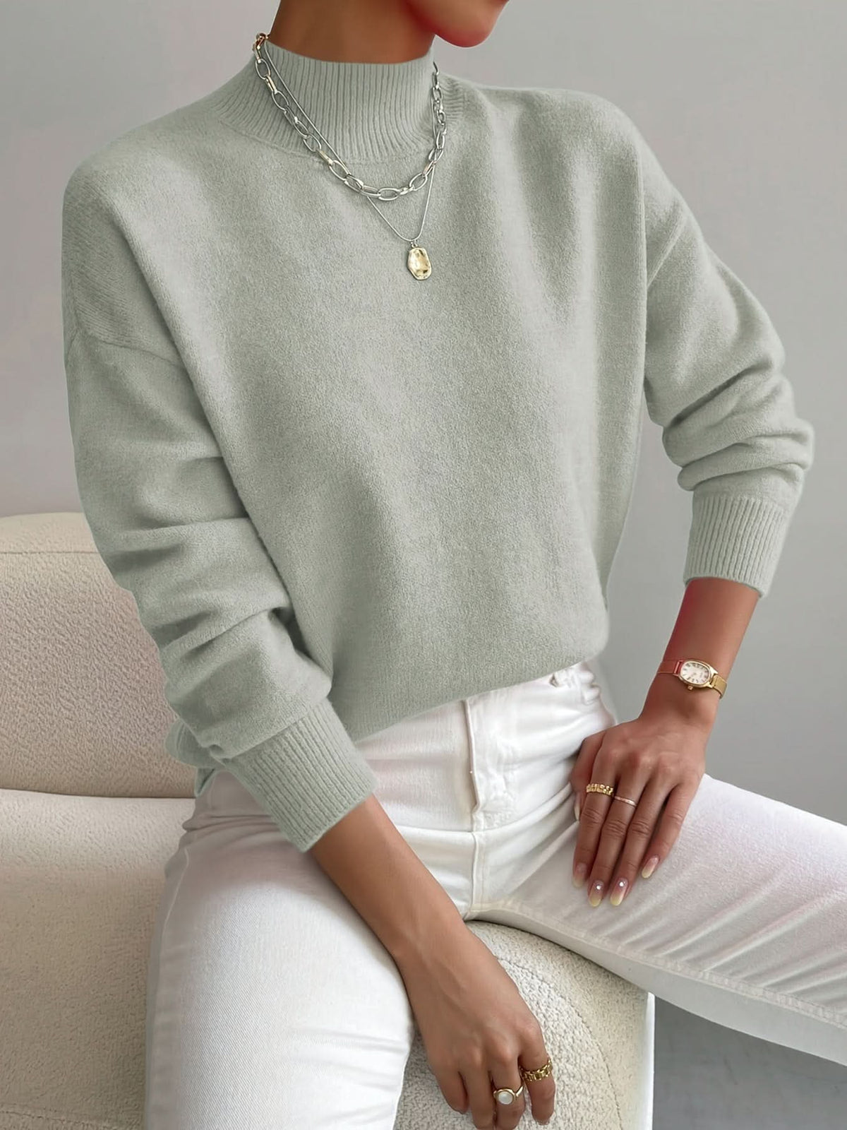 SABRINE ROLL NECK JUMPER