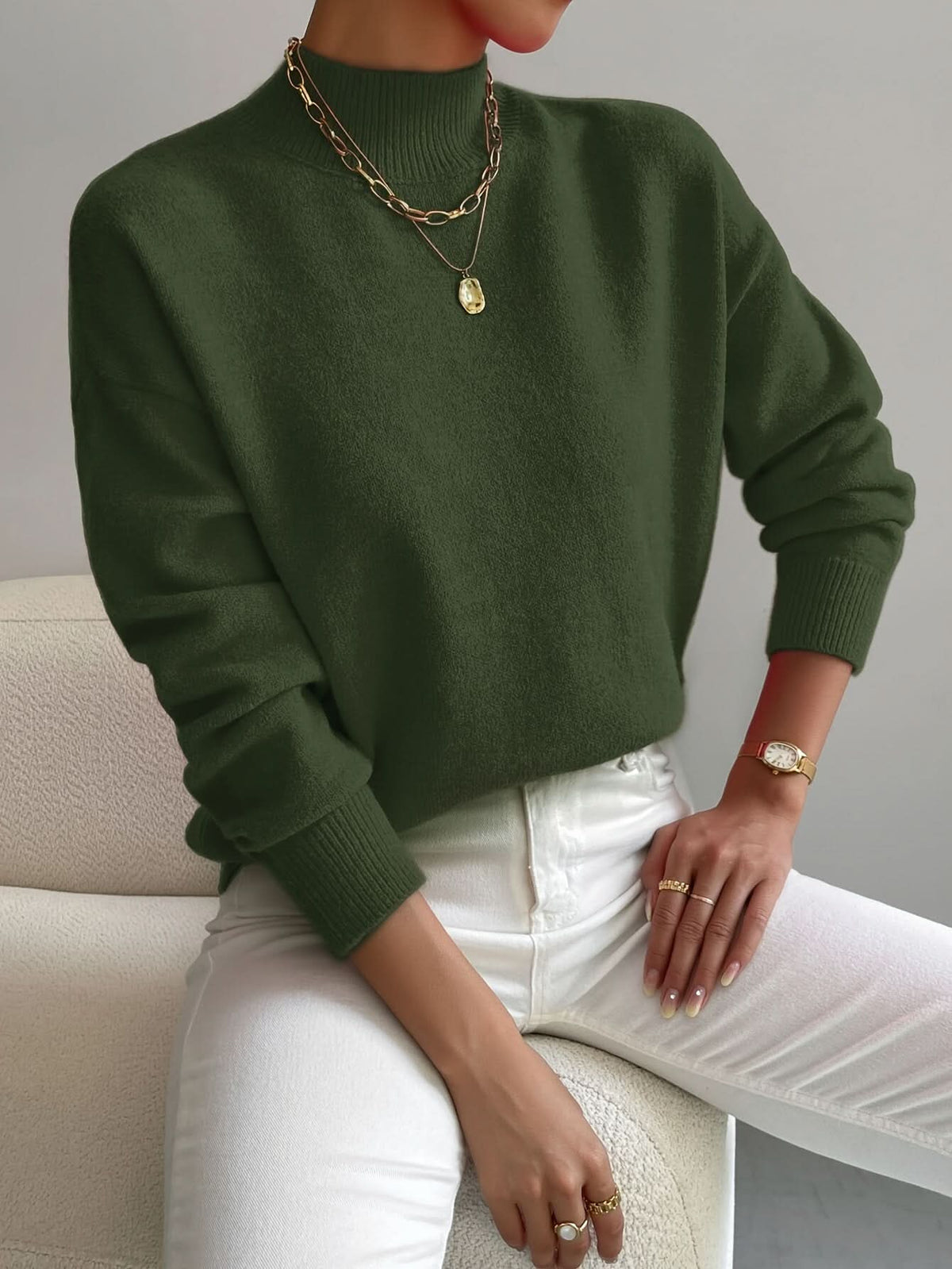 SABRINE ROLL NECK JUMPER