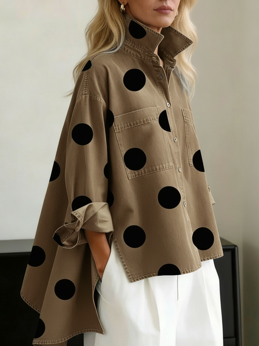 Isa — Polka Dot Overshirt