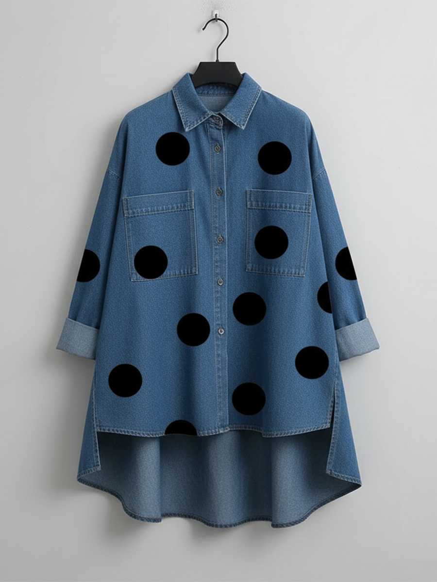 Isa — Polka Dot Overshirt