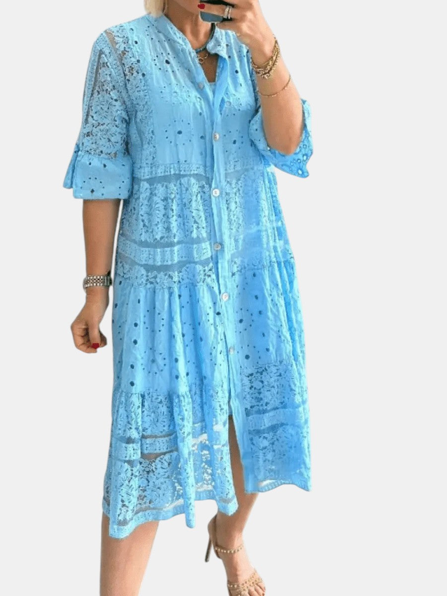 Cherylann™ Floral Midi Dress