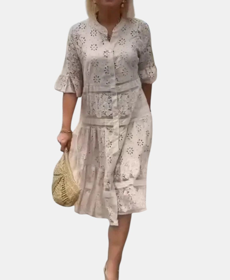 Cherylann™ Floral Midi Dress