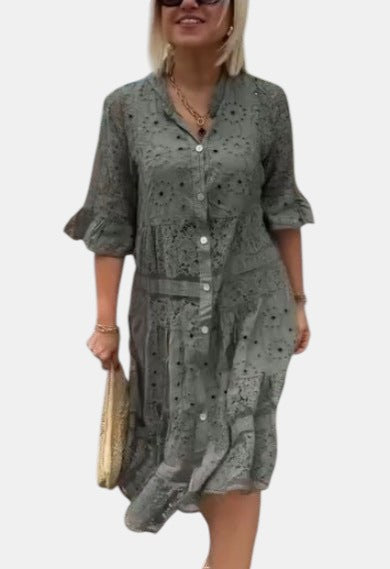 Cherylann™ Floral Midi Dress