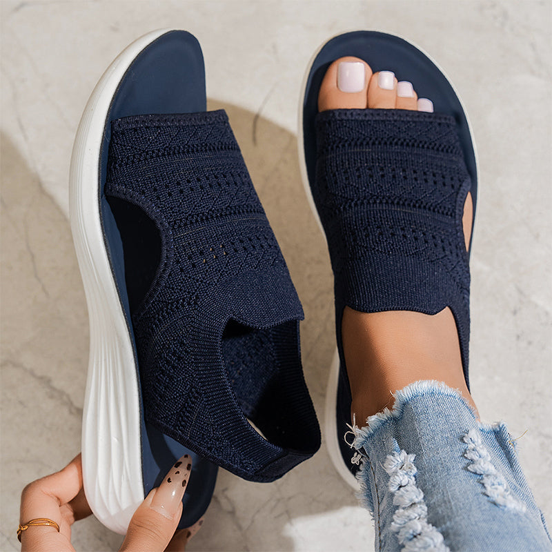 Lara - Breathable Knit Platform Sandals
